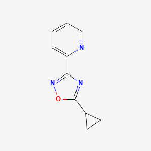 5-Cyclopropyl-3-(pyridin-2-yl)-1,2,4-oxadiazole