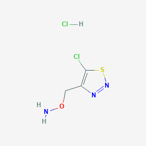 O-[(5-chloro-1,2,3-thiadiazol-4-yl)methyl]hydroxylamine hydrochloride