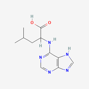 L-Leucine, N-1H-purin-6-yl-