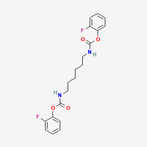 (2-fluorophenyl) N-[6-[(2-fluorophenoxy)carbonylamino]hexyl]carbamate
