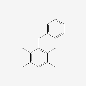 molecular formula C17H20 B1655112 3-Benzyl-1,2,4,5-tetramethylbenzene CAS No. 32102-77-5