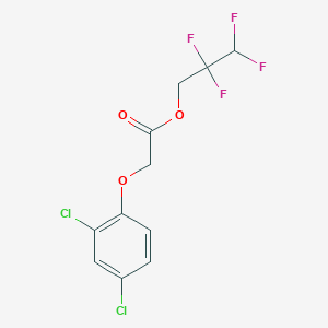 molecular formula C11H8Cl2F4O3 B1655147 2,2,3,3-Tetrafluoropropyl 2-(2,4-dichlorophenoxy)acetate CAS No. 325699-68-1