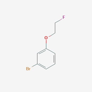 molecular formula C8H8BrFO B165515 1-溴-3-(2-氟乙氧基)苯 CAS No. 132837-02-6