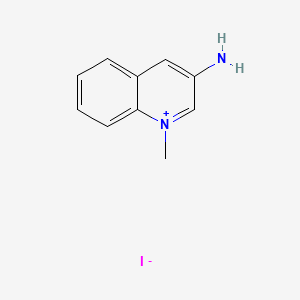 molecular formula C10H11IN2 B1655150 1-Methyl-3-aminoquinolinium iodide CAS No. 32596-84-2