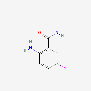 molecular formula C8H9IN2O B1655154 2-Amino-5-iodo-N-methylbenzamide CAS No. 32615-70-6