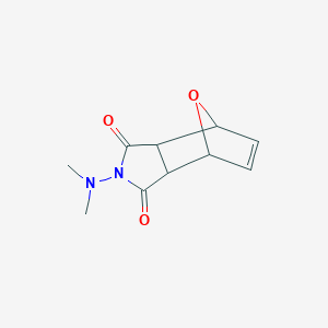 molecular formula C10H12N2O3 B1655155 2-(Dimethylamino)-3a,4,7,7a-tetrahydro-1h-4,7-epoxyisoindole-1,3(2h)-dione CAS No. 32620-82-9