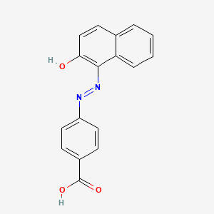 Benzoic acid, p-((2-hydroxy-1-naphthyl)azo)-