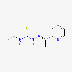 molecular formula C10H14N4S B1655157 4-Ethyl-1-(1-(2-pyridyl)ethylidene)-3-thiosemicarbazide CAS No. 32646-35-8