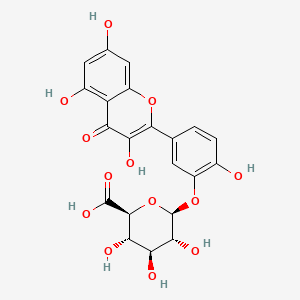 molecular formula C21H18O13 B1655165 Quercetin-3'-glucuronide CAS No. 328006-77-5