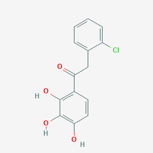 2-(2-Chlorophenyl)-1-(2,3,4-trihydroxyphenyl)ethanone