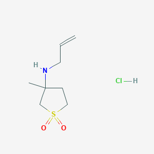 N-allyl-3-methyltetrahydro-3-thiophenamine 1,1-dioxide hydrochloride