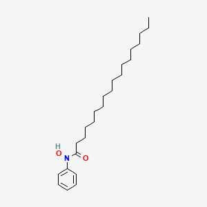 molecular formula C24H41NO2 B1655178 N-hydroxy-N-phenyloctadecanamide CAS No. 32944-16-4