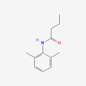 molecular formula C12H17NO B1655196 N-(2,6-dimethylphenyl)butanamide CAS No. 33098-75-8
