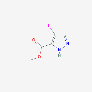 B165522 methyl 4-iodo-1H-pyrazole-3-carboxylate CAS No. 136944-79-1
