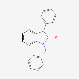 molecular formula C21H17NO B1655224 1-benzyl-3-phenyl-3H-indol-2-one CAS No. 3335-95-3