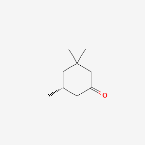 molecular formula C9H16O B1655240 (5R)-3,3,5-trimethylcyclohexan-1-one CAS No. 33496-82-1