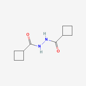 molecular formula C10H16N2O2 B1655248 N,N-Bis(cyclobutanecarboxamide) CAS No. 33582-69-3