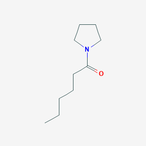 molecular formula C10H19NO B1655268 1-(Pyrrolidin-1-yl)hexan-1-one CAS No. 3389-56-8