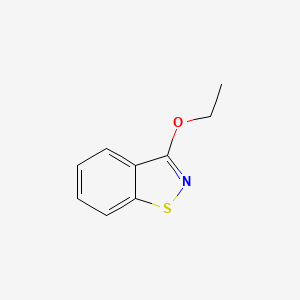 molecular formula C9H9NOS B1655291 1,2-Benzisothiazole, 3-ethoxy- CAS No. 34263-64-4