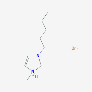 molecular formula C9H19BrN2 B1655300 1H-Imidazolium, 1-methyl-3-pentyl-, bromide CAS No. 343851-31-0
