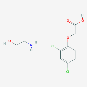 molecular formula C10H13Cl2NO4 B165534 (2-Hydroxyethyl)ammonium (o,p-dichlorophenoxy)acetate CAS No. 3599-58-4