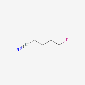 molecular formula C5H8FN B1655364 5-fluoropentanenitrile CAS No. 353-13-9