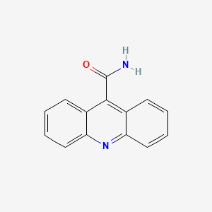 molecular formula C14H10N2O B1655379 acridine-9-carboxamide CAS No. 35417-96-0
