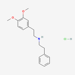 molecular formula C18H24ClNO2 B1655396 Homoveratryl beta-phenylethylamine hydrochloride CAS No. 35589-98-1