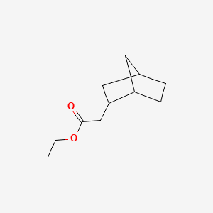 molecular formula C11H18O2 B1655399 Ethyl bicyclo[2.2.1]hept-2-ylacetate CAS No. 35658-04-9