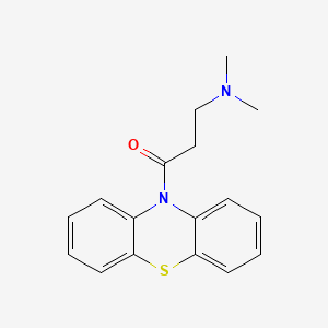 10H-Phenothiazine, 10-(3-(dimethylamino)-1-oxopropyl)-