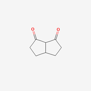 molecular formula C8H10O2 B1655435 Hexahydro-1,6-pentalenedione CAS No. 36269-11-1
