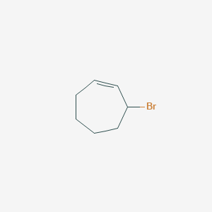 molecular formula C7H11B B1655438 3-Bromocyclohept-1-ene CAS No. 36291-49-3