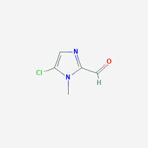 molecular formula C5H5ClN2O B1655475 5-Chloro-1-methyl-1H-imidazole-2-carbaldehyde CAS No. 37050-18-3