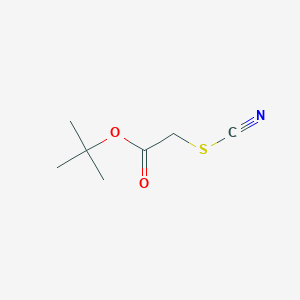 molecular formula C7H11NO2S B1655477 Tert-butyl thiocyanatoacetate CAS No. 37073-49-7