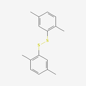 molecular formula C16H18S2 B1655538 Disulfide, bis(2,5-dimethylphenyl) CAS No. 3808-86-4