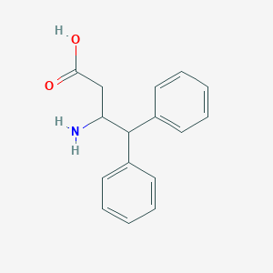 molecular formula C16H17NO2 B1655539 3-Amino-4,4-diphenylbutanoic acid CAS No. 380861-91-6