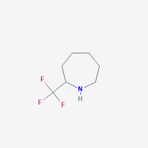 molecular formula C7H12F3N B1655554 2-(Trifluoromethyl)azepane CAS No. 383128-99-2