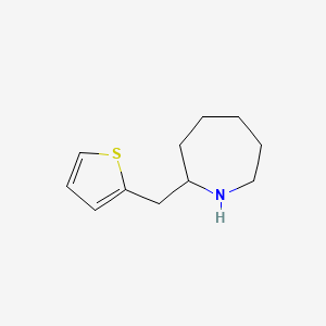 molecular formula C11H17NS B1655555 2-(Thiophen-2-ylmethyl)azepane CAS No. 383129-35-9