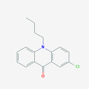 molecular formula C17H16ClNO B165556 10-Butyl-2-chloroacridin-9-one CAS No. 128420-54-2