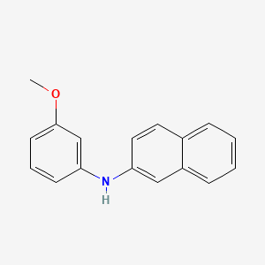molecular formula C17H15NO B1655560 N-(3-methoxyphenyl)naphthalen-2-amine CAS No. 38369-73-2