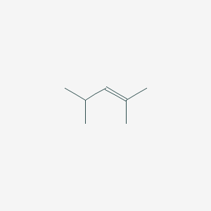 molecular formula C7H14 B165557 2,4-Dimethyl-2-pentene CAS No. 625-65-0
