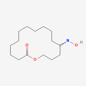 molecular formula C15H27NO3 B1655572 (13Z)-13-hydroxyimino-oxacyclohexadecan-2-one CAS No. 38538-07-7