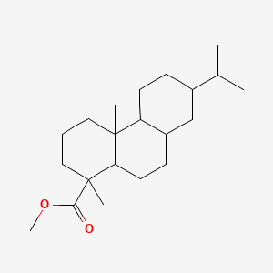 molecular formula C21H36O2 B1655580 (1R,4aR,4bS)-methyl 7-isopropyl-1,4a-dimethyl-1,2,3,4,4a,4b,5,6,7,8,10,10a-dodecahydrophenanthrene-1-carboxylate CAS No. 3872-98-8