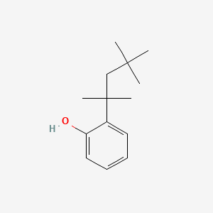 molecular formula C14H22O B1655586 Phenol, 2-(1,1,3,3-tetramethylbutyl)- CAS No. 3884-95-5