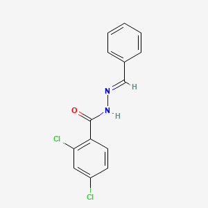 molecular formula C14H10Cl2N2O B1655618 n'-Benzylidene-2,4-dichlorobenzohydrazide CAS No. 39575-21-8