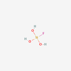 molecular formula FH3O3Si B1655623 Fluoro(trihydroxy)silane CAS No. 39630-75-6