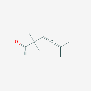 molecular formula C9H14O B1655679 2,2,5-trimethylhexa-3,4-dienal CAS No. 4058-56-4