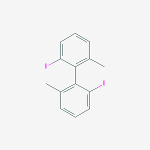molecular formula C14H12I2 B165568 2,2'-Diiodo-6,6'-dimethylbiphenyl CAS No. 134453-96-6