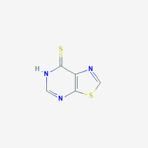 molecular formula C5H3N3S2 B1655693 Thiazolo[5,4-d]pyrimidine-7(6H)-thione CAS No. 40769-89-9