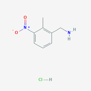 (2-Methyl-3-nitrophenyl)methanamine;hydrochloride